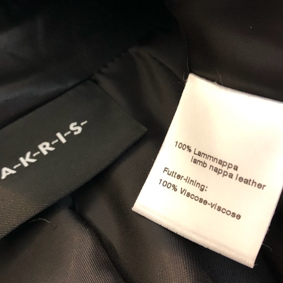 Akris Nappa Lambskin Leather Jacket - Picture 7 of 8